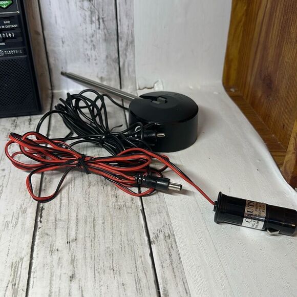 GE General Electric CB Citizen Band Transceiver Radio Model 3-5909B Case Antenna - Picture 2 of 9